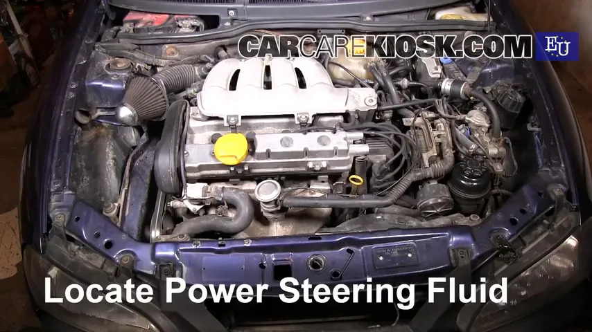 1999 Opel Tigra 1.4i 1.4L 4 Cyl. Power Steering Fluid Add Fluid